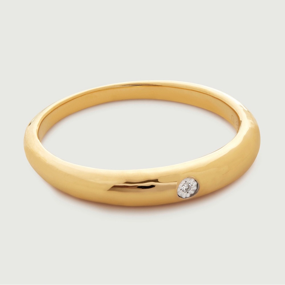 Monica Vinader Deia Mini Diamond Ring